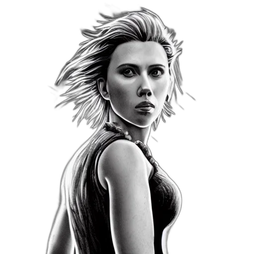 face, hair, dress, comic book art transparent PNG cut-out