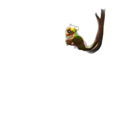 dragon, staff, creature, animal transparent PNG cut-out