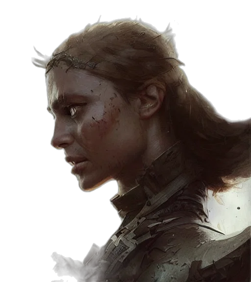 face, dragon, sword, crown transparent PNG cut-out