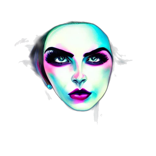 face, mask, creature, jewelry transparent PNG cut-out