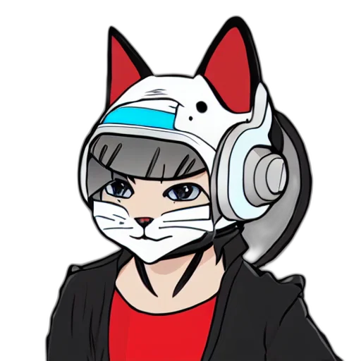 staff, cartoon, anime, pixel art transparent PNG cut-out