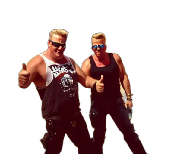 3d render, concept art, duke, nukem transparent PNG cut-out