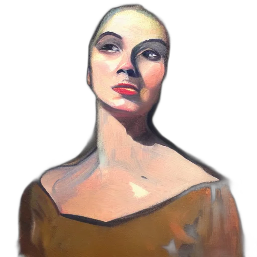 face, dress, mask, staff transparent PNG cut-out