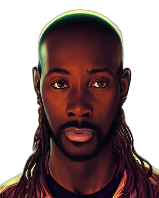 face, hair, photorealistic, fantasy art transparent PNG cut-out