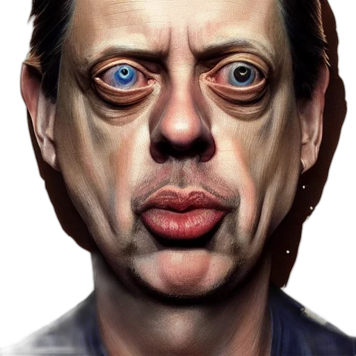 face, mask, creature, photorealistic transparent PNG cut-out
