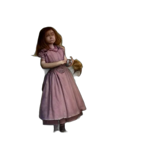 dress, creature, robot, 3d render transparent PNG cut-out