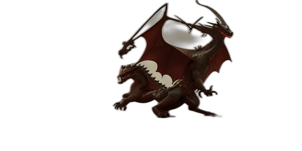 dragon, creature, animal, weapon transparent PNG cut-out