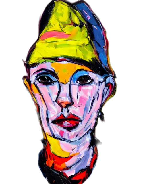 face, hat, mask, staff transparent PNG cut-out