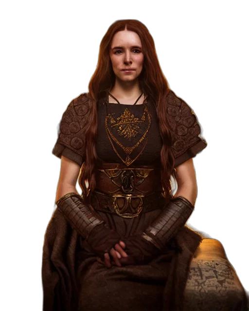dragon, staff, face, dress transparent PNG cut-out