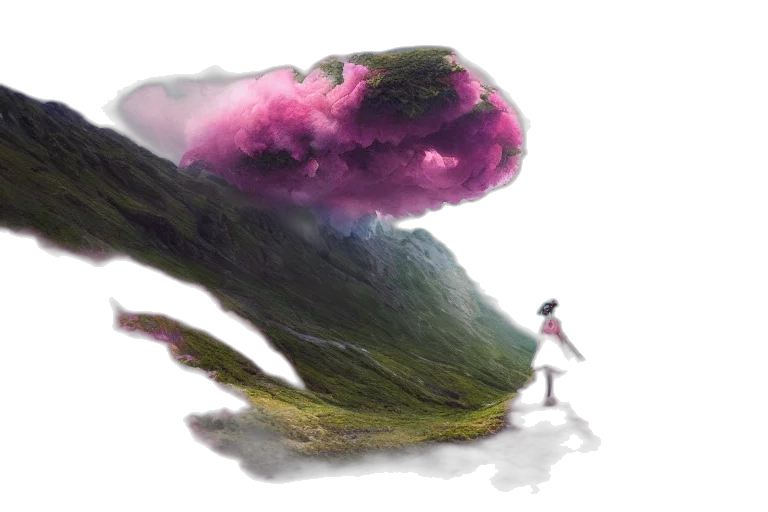 creature, tree, dragon, dress transparent PNG cut-out