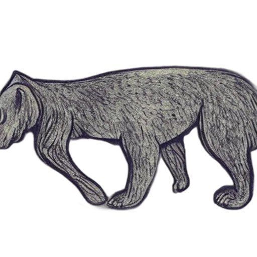 animal, creature, staff, hair transparent PNG cut-out