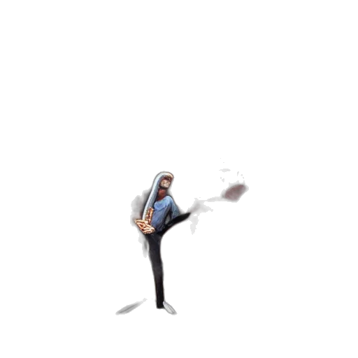 staff, jacket, umbrella, weapon transparent PNG cut-out