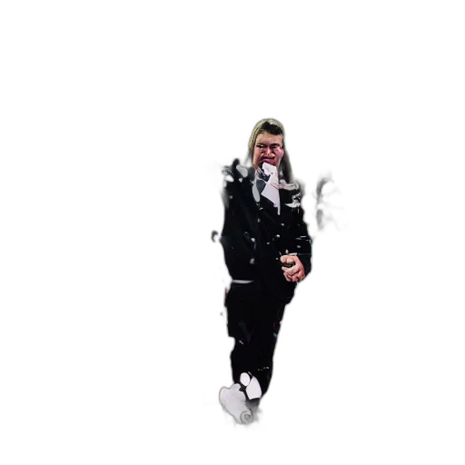 jacket, staff, creature, 3d render transparent PNG cut-out