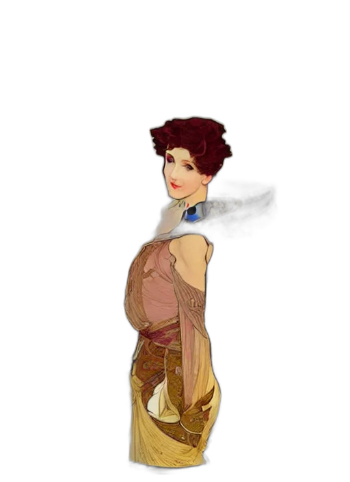 staff, dress, concept art, fantasy art transparent PNG cut-out