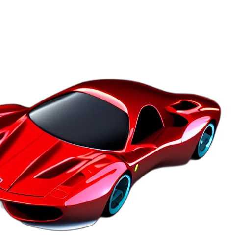 car, 3d render, concept art, photorealistic transparent PNG cut-out