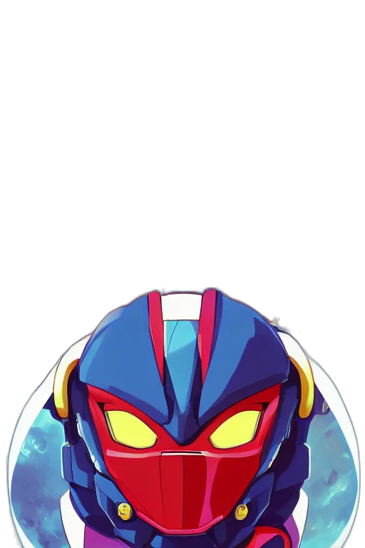 mask, robot, face, jacket transparent PNG cut-out