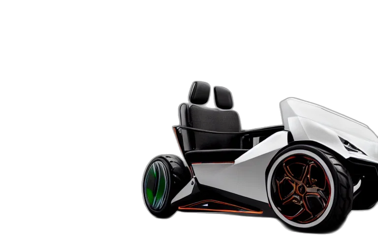 car, 3d render, concept art, cartoon transparent PNG cut-out