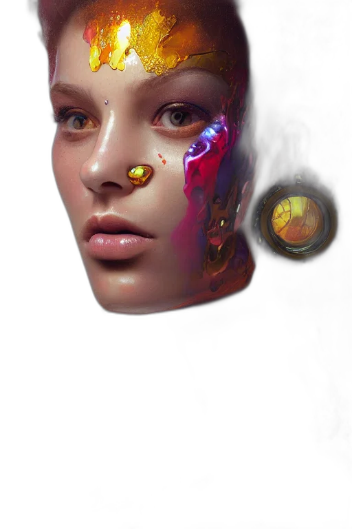 face, mask, jewelry, robot transparent PNG cut-out