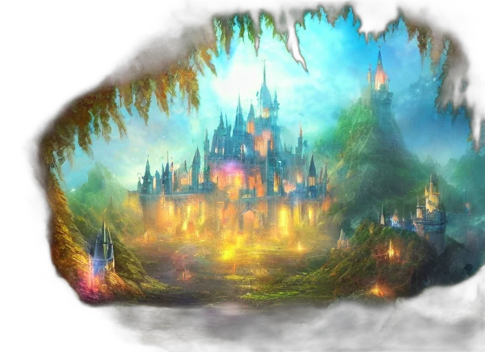 crown, fantasy art, concept art, 3d render transparent PNG cut-out