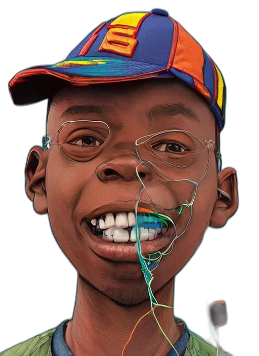 face, mask, creature, hat transparent PNG cut-out