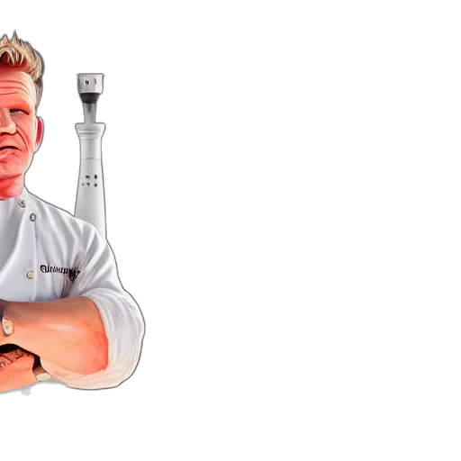 staff, food, photorealistic, 3d render transparent PNG cut-out