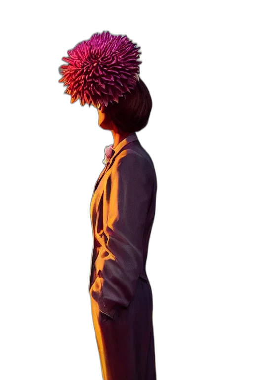 hat, jacket, crown, hair transparent PNG cut-out
