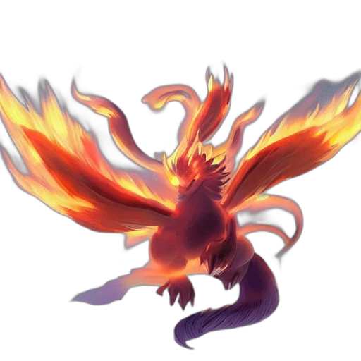 dragon, staff, creature, animal transparent PNG cut-out