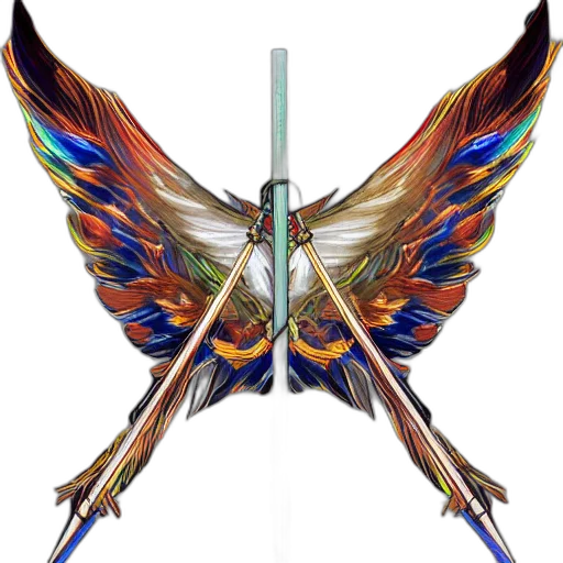 sword, staff, weapon, crown transparent PNG cut-out