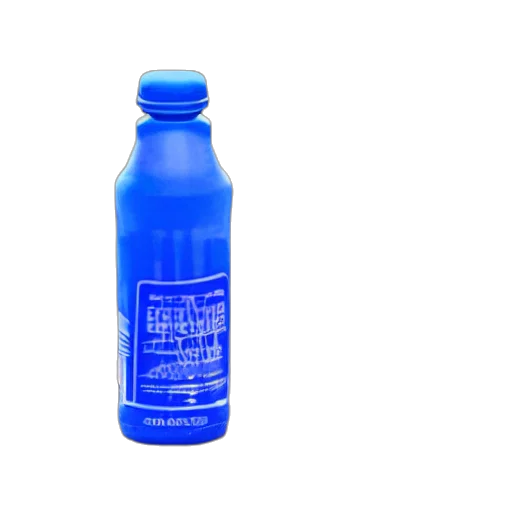 bottle, food, weapon, 3d render transparent PNG cut-out