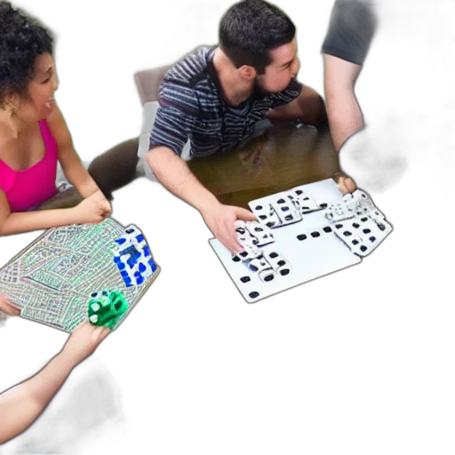 photo, humanoid, dogs, playing transparent PNG cut-out