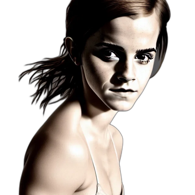 face, hair, jewelry, dress transparent PNG cut-out