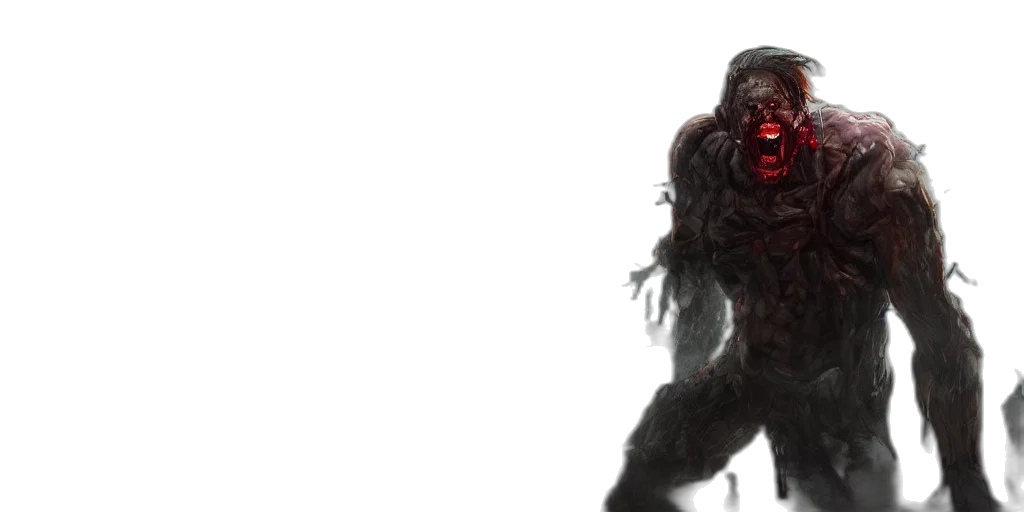 creature, hair, animal, 3d render transparent PNG cut-out