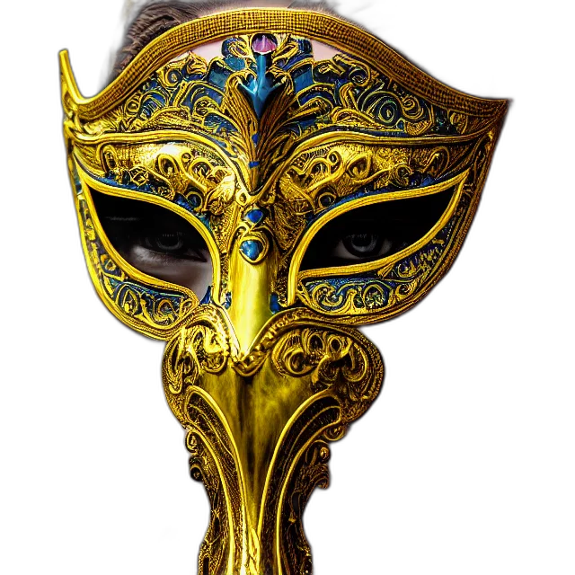 mask, crown, jewelry, face transparent PNG cut-out