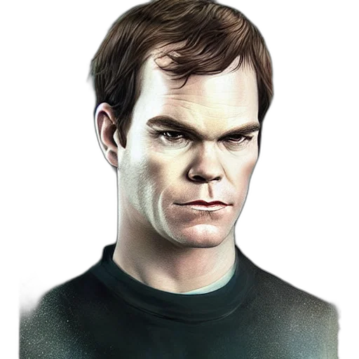 face, comic book art, photorealistic, concept art transparent PNG cut-out