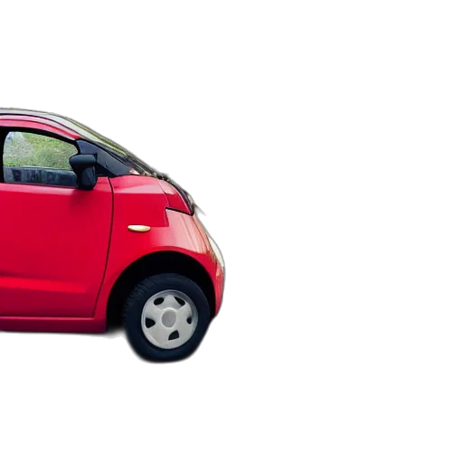 car, 3d render, tiny, next transparent PNG cut-out