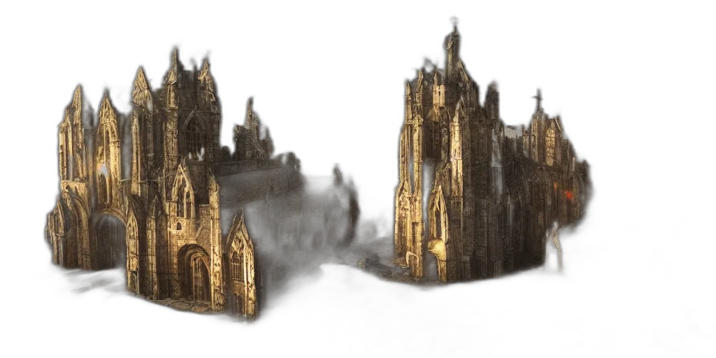 building, 3d render, concept art, photorealistic transparent PNG cut-out