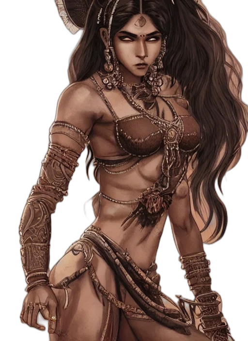 jewelry, dress, fantasy art, comic book art transparent PNG cut-out