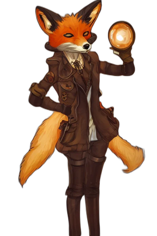 staff, jacket, hat, concept art transparent PNG cut-out