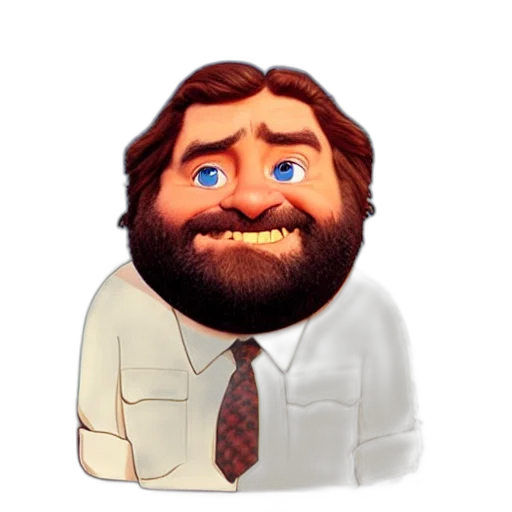 staff, face, jacket, 3d render transparent PNG cut-out