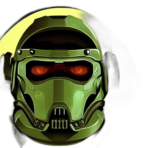 mask, robot, concept art, comic book art transparent PNG cut-out
