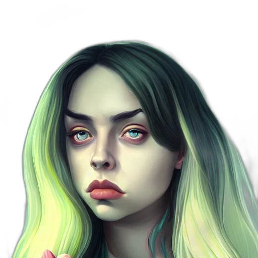 face, creature, hair, mask transparent PNG cut-out
