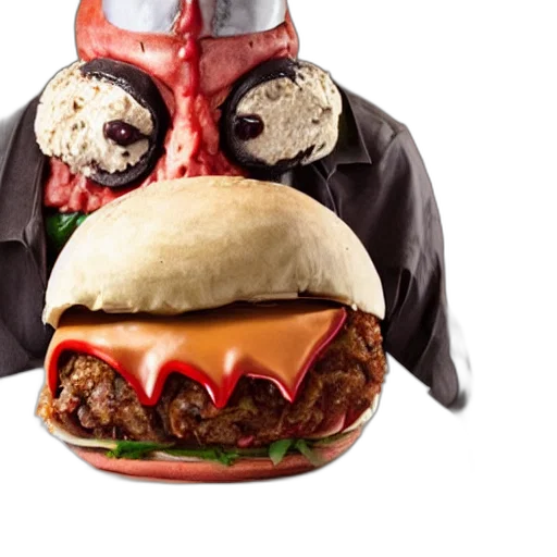 food, creature, concept art, humanoid transparent PNG cut-out