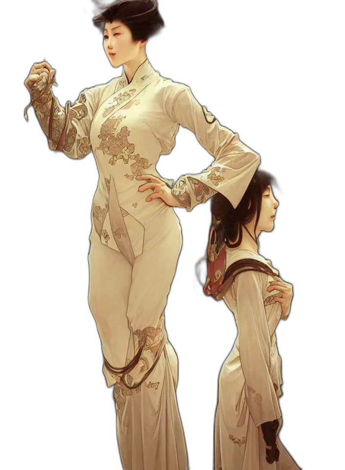 staff, dress, weapon, concept art transparent PNG cut-out