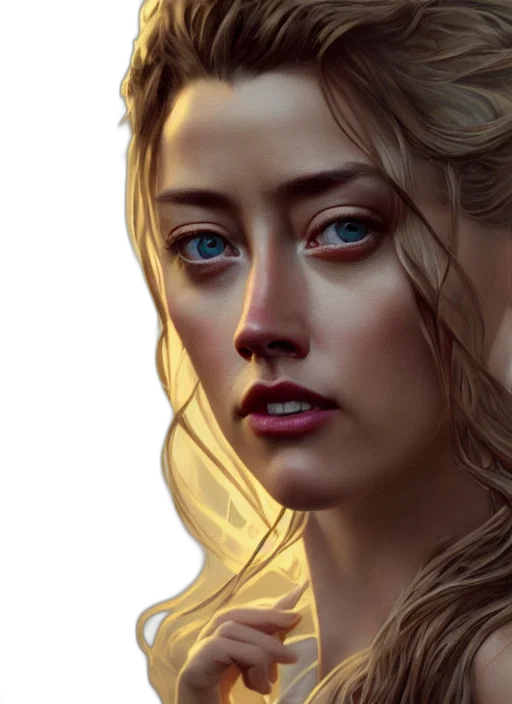 face, dragon, crown, photorealistic transparent PNG cut-out
