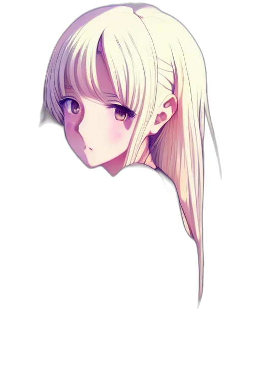 face, hair, mask, creature transparent PNG cut-out