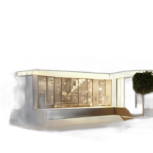 building, furniture, concept art, 3d render transparent PNG cut-out