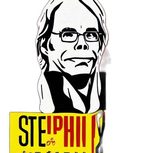 cartoon, comic book art, stephen, king transparent PNG cut-out