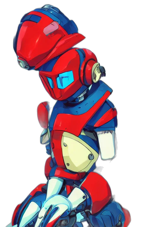robot, weapon, concept art, 3d render transparent PNG cut-out