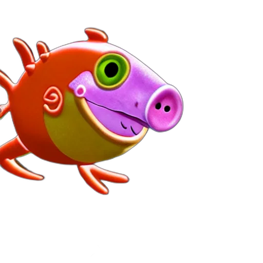 animal, creature, dragon, 3d render transparent PNG cut-out