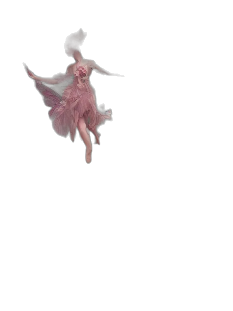 creature, dress, dragon, staff transparent PNG cut-out